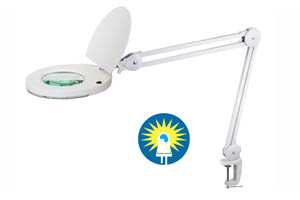 Table Clamp type LED Illuminated QC Magnifier Model I228L Table Clamp type LED Illuminated QC Magnifier Model I228L