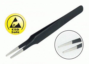 ESD-13 ESD Safe Round Tip Tweezer