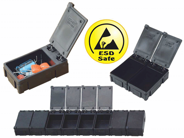 ESD Chip Component Box P/N: ESD-BOX-M