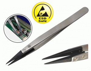 GCP-147_ESD-259 ESD Safe Soft Tip Tweezer