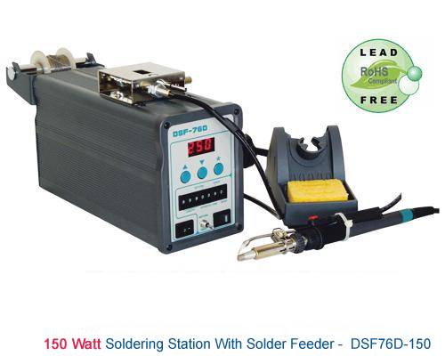 150 Watt Soldering Station DSF76D-150 With Solder Wire Feeder