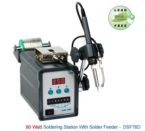 Soldering Station DSF76D With Solder Wire Feeder