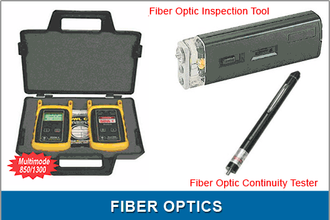 Fiber Optics Inspection, Fiber Optic Loss Test Sets