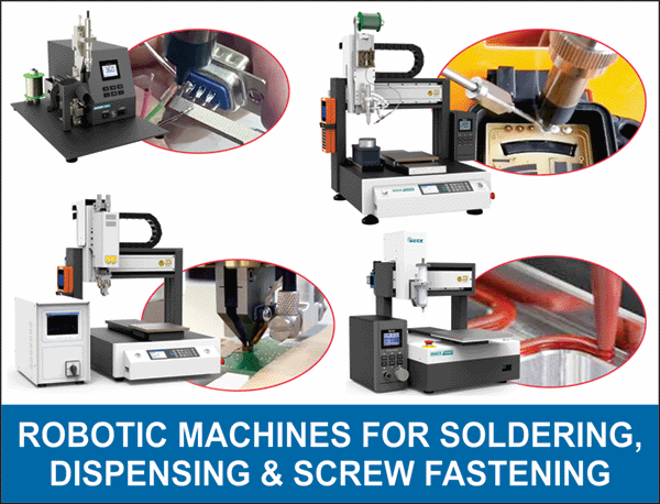 Soldering Robots, Dispensing Systems, Screw Fastening