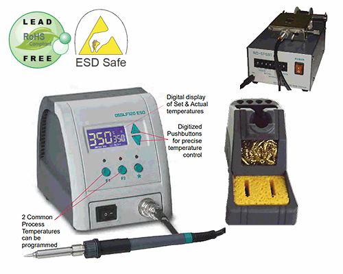 120 Watt Soldering Station Model DSSLF120 with Fast Thermal Recovery