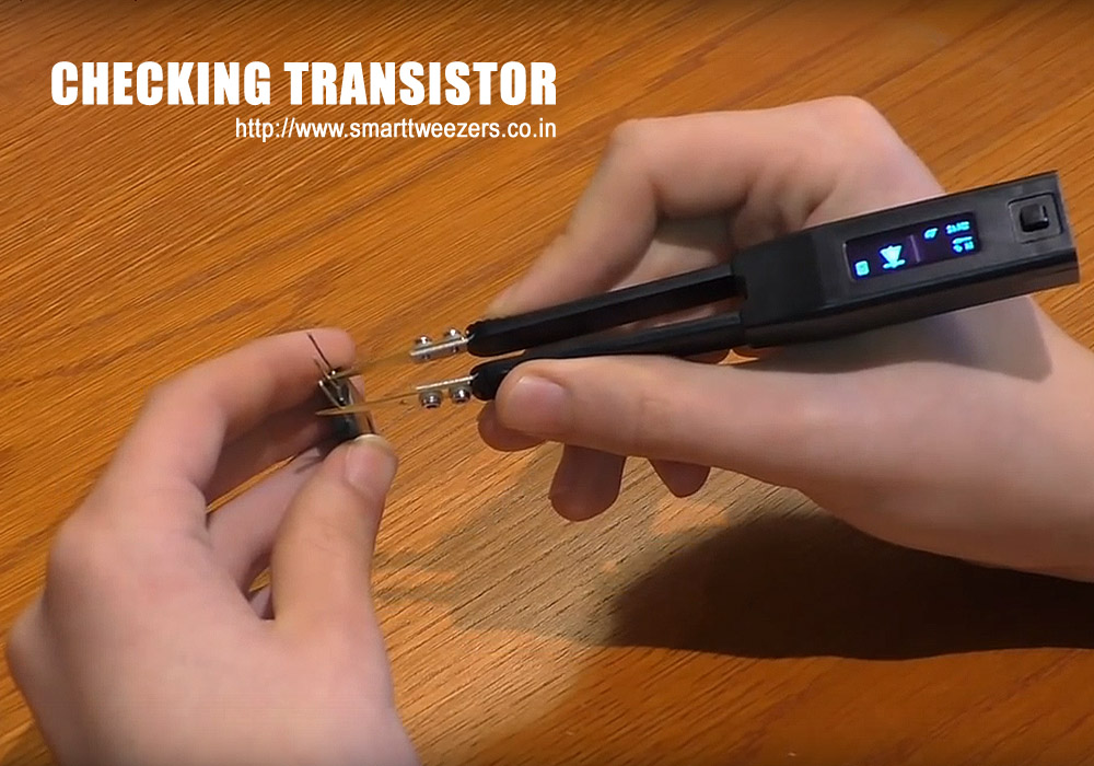 Checking Transistor with Smart Tweezers ST-5S