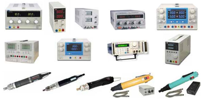 DC Power Supplies and Electric Screwdrivers for Sale