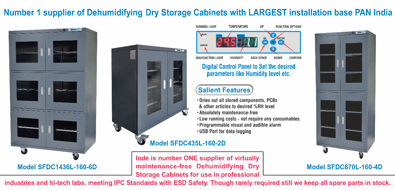 Dehumidifying Dry Storage Cabinets
