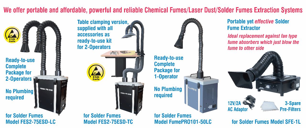 Fume Extraction Systems (Complete Range)